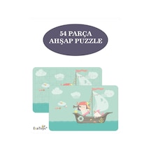 Ahşap 54 Parça Çocuk Puzzle-88