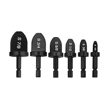 Altıgen Saplı Büküm Aleti Matkap Ucu Seti Manuel Havşa Açma 7/8 İnç 3/4 İnç 5/8 İnç 1/2 İnç 3/8 İnç 1/4 İnç Uçlarla Bakır Boru İçin Taşınabilir Rulman Çeliği Tamiri