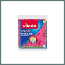 Bezos Mikrofiber Colors Temizlik Bezi 4 Lü Ventra Çok Renkli