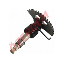 SCOOTER MARŞ DİŞLİ YARIMAY KOMPLE 130 MM