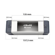 4 Modül Euro Donatılmamış Euro Bürotik Blok Boş