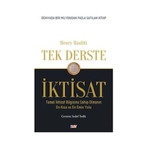 Tek Derste İktisat - Henry Hazlitt - Say Yayınları
