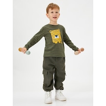 Koton Basic Jogger Eşofman Altı Cepli Beli Bağlamalı Şardonlu Haki 4wmb40131tk 4WMB40131TK869 Haki