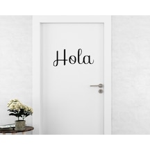 Bk Home Hola Tasarımlı Kapı Sticker-1
