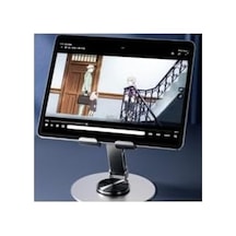 Katlanabilir Ve Dönebilir Masaüstü Metal Telefon Tutucu Enf-1332