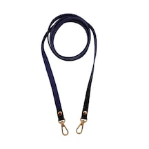 Angel Çanta Aksesuar Spagetti Model Dikişsiz Çanta Sapı Lacivert Renk Light Gold Metal
