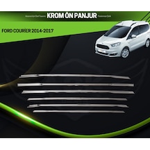 Ford Courier 2014-2017 Araca Özel Krom Ön Panjur A+