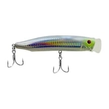 15 Cm Popping Model Sahte Balık - Beyaz Renk
