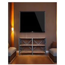 Umutpark Çok Amaçlı Metal Ahşap Kitaplık Tv Ünitesi Raf.
