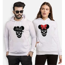 Tshirthane Skull Mause Sevgili Kombinleri Kapüşonlu Kombini
