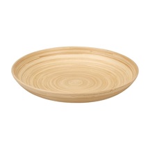 4 Adet Koopman Bambu Kase 30x30x5 Cm