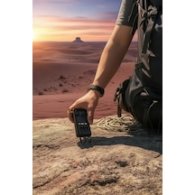 10000mah Güneş Enerjili Taşınabilir Şarj Cihazı - Çift Led Fenerli, Lcd , 2 Usb-c Powerbank Çok Renkli