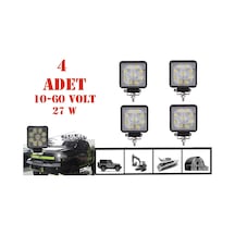 9 Ledli 4 Adet Off Road Geri Vites Folklift Tekne Aydınlatma Ledi