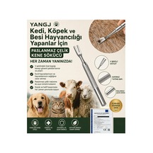 Yanglıang Tekli Paket Paslanmaz Çelik Ergonomik Köpek Kene Çıkarıcı - Kolay Tutuşlu Ce Standartlarına Uygun
