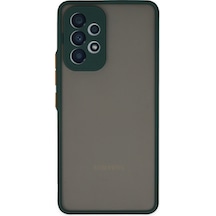 Samsung Galaxy A73 5g İçin Uyumlu Buzlu Tasarım Renkli Tuş Mat Tasarım Sararmaz Kılıf