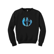 Avatar The Way of Water Tulkun Tribal Siyah Sweatshirt