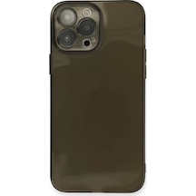 Newface  Apple  Uyumlu iPhone 13 Pro Kılıf Fly Lens Silikon - Siyah
