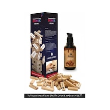 Erotik Denge Oyunu 48 Görev + 100 Ml Çikolata Masaj Yağı Seti - 798845820