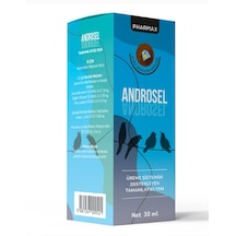 Pharmax Androsel 30 Ml Kuşlar İçin Üreme, Döl Verimi & Yumurta Doluluk Damlası Vitamin E & Selenyum