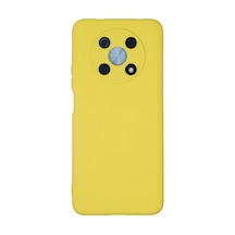 Huawei Nova Y90 Kılıf Nano İçi Kadife Silikon - 57b27 Sarı