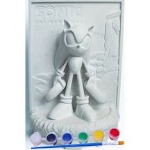 Sonic Figürü 3d Taş Eğlenceli Boyama Etkinliği 3+ Yaş İçin