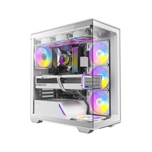 C3 Argb White, 4 X Argb Pwm Fan Dahil, Dikişsiz Temperli Cam Ön Ve Yan Paneller, 360mm Radyatör Desteği, Orta Kule A