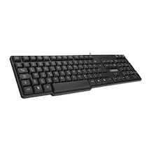 Everest Kb-517uf Siyah Usb F 2mt Kablo Uzunluğu Standart Klavye Kdo