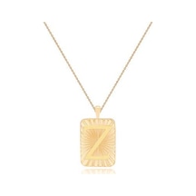 Diamond Line-Gülaylar - Sarı Altın 14 Ayar Harf Kolye N11.25159
