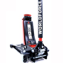 Worldforce 11101 Hidrolik Kriko 3 Ton Düşük Profil Çift Piston Garaj Tipi Araç Krikosu