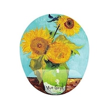 Van Gogh Ayçiçekler Natürmort Bilek Destekli Mouse Pad