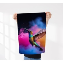 Çerçevesiz Poster, Dijital Baskı Kağıt Poster Sinek Kuşu "momo"