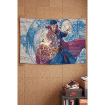 Dr.strange Sihir Çemberleri Blueprint Dekoratif Duvar Örtüsü Duvar Halısı Beyaz