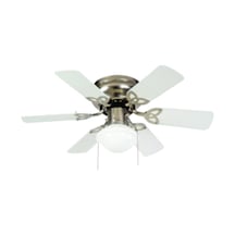 Vanti KCF 278 6 Kanatlı 30" Aydınlatmalı Nikel Tavan Vantilatörü