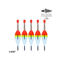 Işık Tüplü Olta Şamandırası - Savex - 6015 - 5 Adet - 15 Gr