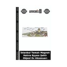 İstanbul Temalı Magnet Hatıra Eşyası Şehir Objesi Ev Aksesuarı