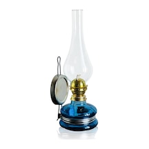 Nostaljik Gaz Lambası Büyük Boy Mavi