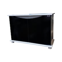 Kanki Pet 100 Cm Mdf Kp1004025sy Flex Siyah Kapaklı Akvaryum Sehpası 100x40x69 Cm