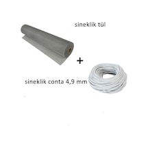5 Mt Beyaz Sineklik Contası+ 100x120 Cm Sineklik Tülü