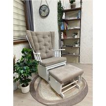 Asedia Mama Puflu Lake Bej Minderli Sallanan Emzirme Koltuğu