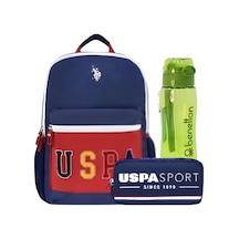 U.s. Polo Lacivert Okul Çantası , Kalem Çantası - Suluk & Matara Lacivert