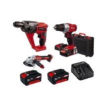 Einhell Kit11 18V Li-ion Akülü Sds Delici + Matkap + Taşlama Seti
