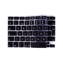 Apple Uyumlu MacBook Air 13.3' A1466 - A1369 Silikon Klavye Koruyucu Tr Türkçe