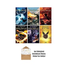 Harry Potter 4 5 6 7 8 Harry Potter Set + Okuma Sticker'ları