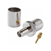 SMA Dişi  RG8-11-165-213-214 LMR400 Sıkmalı Crimp Kablo Konnektörü