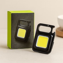 Cob Anahtarlık Feneri Usb Şarjlı 3in1 Mıknatıslı, Kapak Açacak Renkli