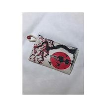 Anime Itachi Uchiha Ağaçlı Desenli Tasarım Bez Kalemlik-cüzdan Diğer