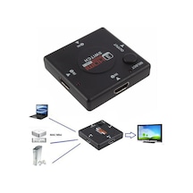 Hdmi Çoklayıcı 3 Port 1080P Hdmi Switch Splitter