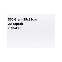 Bigpoint Suluboya Kağıdı 300 Gram 25x35cm - 20 Yaprak X 3 Paket
