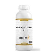 Premium Sedir Ağacı Mum Esansı 1 Litre Şeffaf