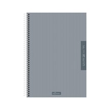 Le Color Fines Ofis Defter A4 Spiralli Kareli Gri Çok Renkli